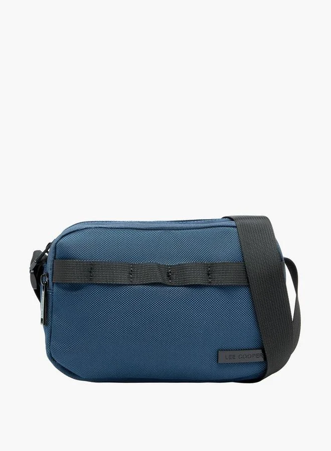 Men Textured Crossbody Bag